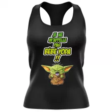 Débardeur Femme Grogu « Un cri du coeur et avec force ! » – Parodie Star Wars
