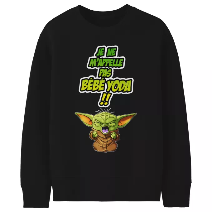 Pulls Enfants Parodie Star Wars Un cri du coeur et avec force ! - Grogu, Bébé Yoda, Baby Yoda