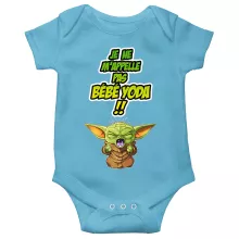 Body bébé Grogu « Un cri du coeur et avec force ! » – Parodie Star Wars