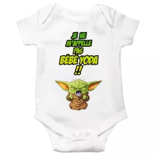 Body bébé Grogu « Un cri du coeur et avec force ! » – Parodie Star Wars