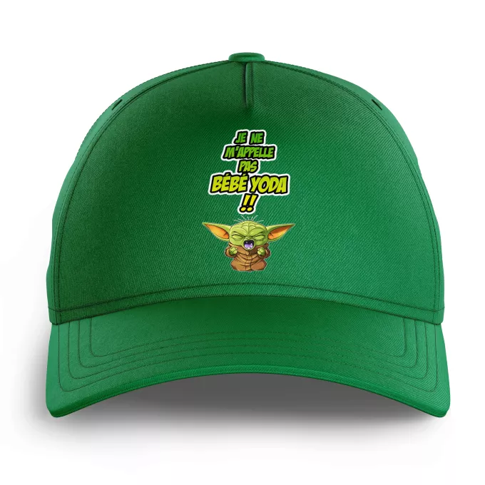 Casquettes Enfants Parodie Star Wars Un cri du coeur et avec force ! - Grogu, Bébé Yoda, Baby Yoda