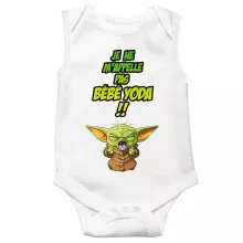 Body bébé Grogu « Un cri du coeur et avec force ! » – Parodie Star Wars