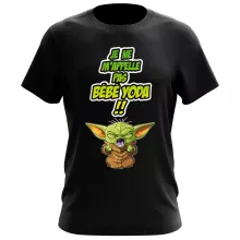 T-shirt Grogu « Un cri du coeur et avec force ! » – Parodie Star Wars