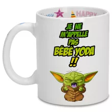 Mug Grogu « Un cri du coeur et avec force ! » – Parodie Star Wars