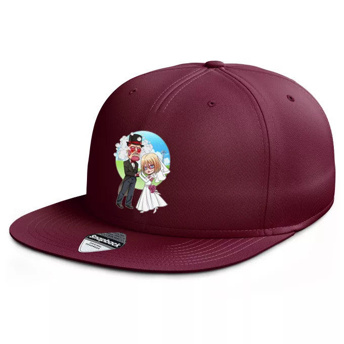 Casquette Annie Leonhart « Mariage Colossal (pour une Saint-Valentin Titanesque !) » – Parodie L'attaque des Titans
