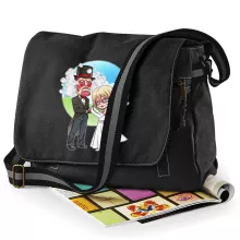 Annie Leonhart Messenger Bag “Annie Leonhart The Female Titan and Bertolt Hoover The colossal Titan” – Attack on Titan parody