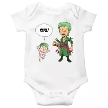 Body bébé Zorro Roronoa « Un fiston démoniaque !! » – Parodie One Piece