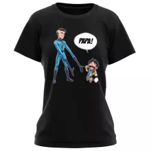 T-shirt Femme Luffy « Un papa Fantastique ! » – Parodie One Piece