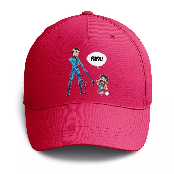 Casquettes Parodie One Piece Un papa Fantastique ! - Luffy, Mr Fantastique aka Mr Fantastic