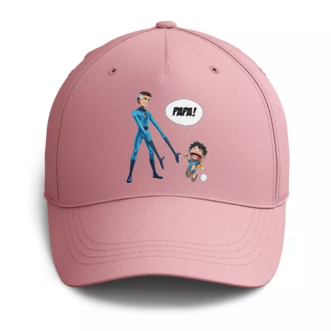 Casquettes Parodie One Piece Un papa Fantastique ! - Luffy, Mr Fantastique aka Mr Fantastic