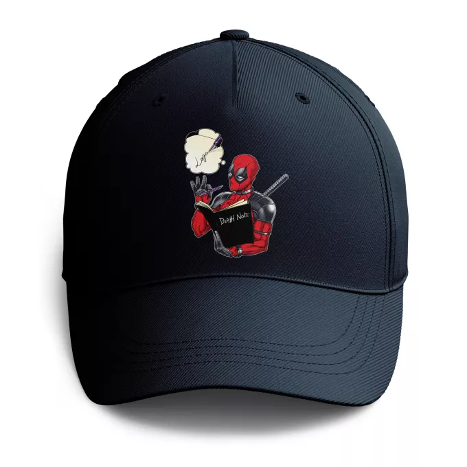 Gorras Parodia Deadpool Deadpool, Logan aka Wolverine y el Death Note