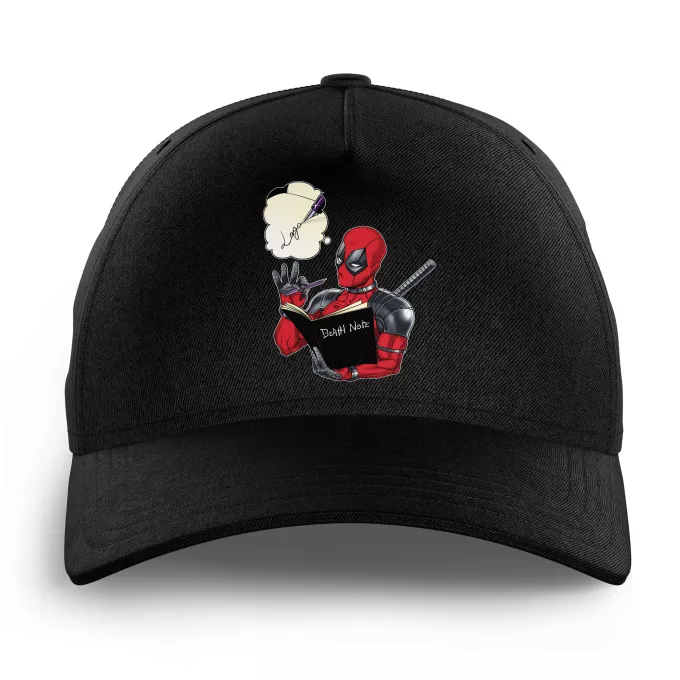 Barnens keps Parodi Deadpool Deadpool, Logan aka Wolverine och Death Note