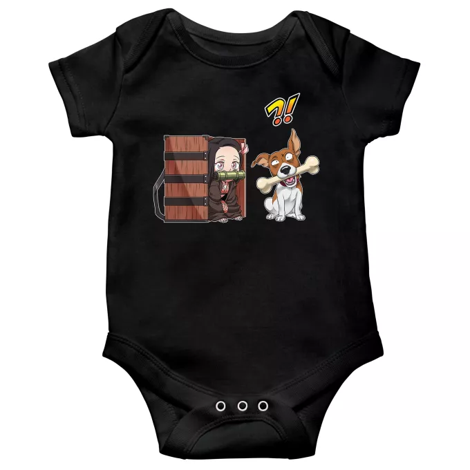 Body baby korta ärmar Parodi Kimetsu no yaiba Nezuko Kamado