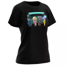T-shirt Femme Sub-Zero « Un Kombattant à la mode malgré lui... » – Parodie Mortal Kombat