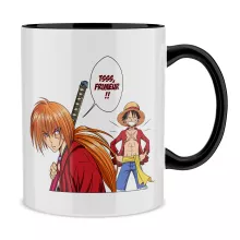 Mug Kenshin « L'élève dépasse le Maître... » – Parodie One Piece