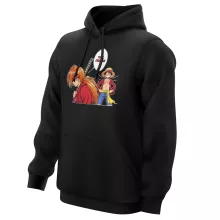 Sweat à capuche Kenshin « L'élève dépasse le Maître... » – Parodie One Piece
