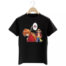 T-shirt Enfant Kenshin « L'élève dépasse le Maître... » – Parodie One Piece