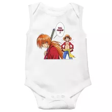 Body bébé Kenshin « L'élève dépasse le Maître... » – Parodie One Piece