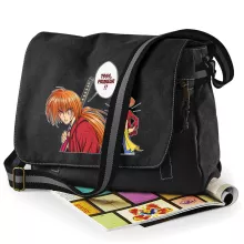 Sac à bandoulière Kenshin « L'élève dépasse le Maître... » – Parodie One Piece
