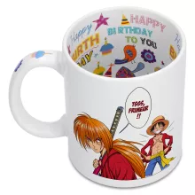 Mug Kenshin « L'élève dépasse le Maître... » – Parodie One Piece