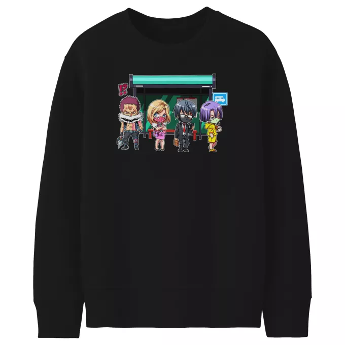 Kinder Sweatshirt Parodie auf One Piece Charlotte Katakuri