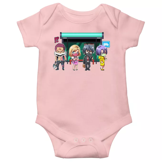 Kurzärmeliger Baby-Bodysuit (Mädchen) Parodie auf One Piece Charlotte Katakuri