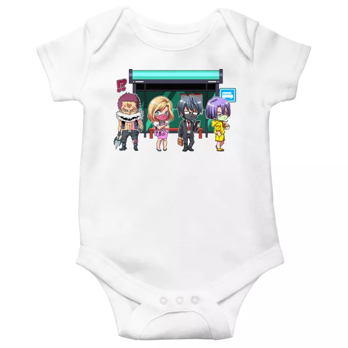 kurzärmelige Baby Strampler Parodie auf One Piece Charlotte Katakuri