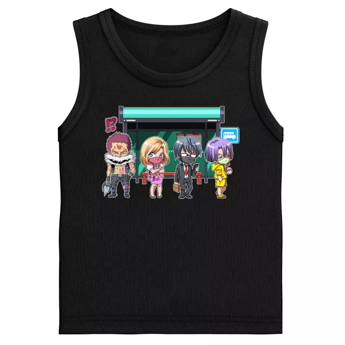 Jungen Kinder Tank Top Parodie auf One Piece Charlotte Katakuri