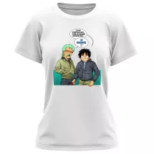 T-shirt Femme Monkey D. Luffy « La Bagarre !! » – Parodie One Piece