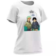 T-shirt Femme Monkey D. Luffy « La Bagarre !! » – Parodie One Piece