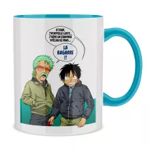 Mug Monkey D. Luffy « La Bagarre !! » – Parodie One Piece