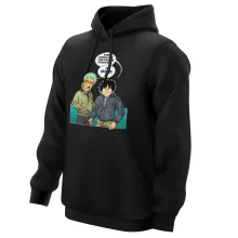 Sweat à capuche Monkey D. Luffy « La Bagarre !! » – Parodie One Piece
