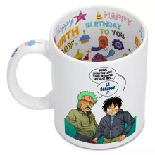 Mug Monkey D. Luffy « La Bagarre !! » – Parodie One Piece