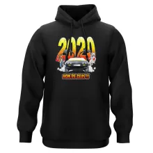 Sweat à capuche Doc Brown « Nom de Zeus, retournons dans le passé !! » – Parodie Retour vers le Futur