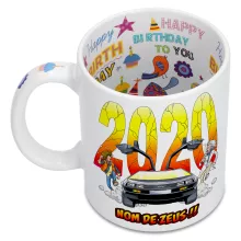 Mug Doc Brown « Nom de Zeus, retournons dans le passé !! » – Parodie Retour vers le Futur