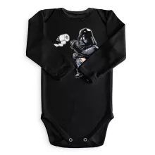 Body bebé de manga larga Anakin Skywalker “Anakin Skywalker aka Darth Vader” – Parodia de Star Wars