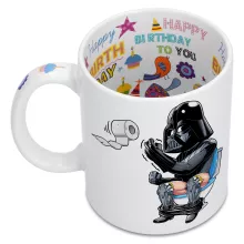 Taza Anakin Skywalker “Anakin Skywalker aka Darth Vader” – Parodia de Star Wars