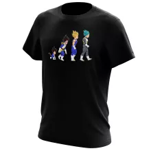 Vegeta T-Shirt “Evolutionstheorie” – Parodie auf Dragon Ball Z