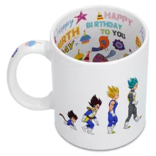 Taza Vegeta “La Teoría de la Evolución” – Parodia de Dragon Ball Z -DBZ
