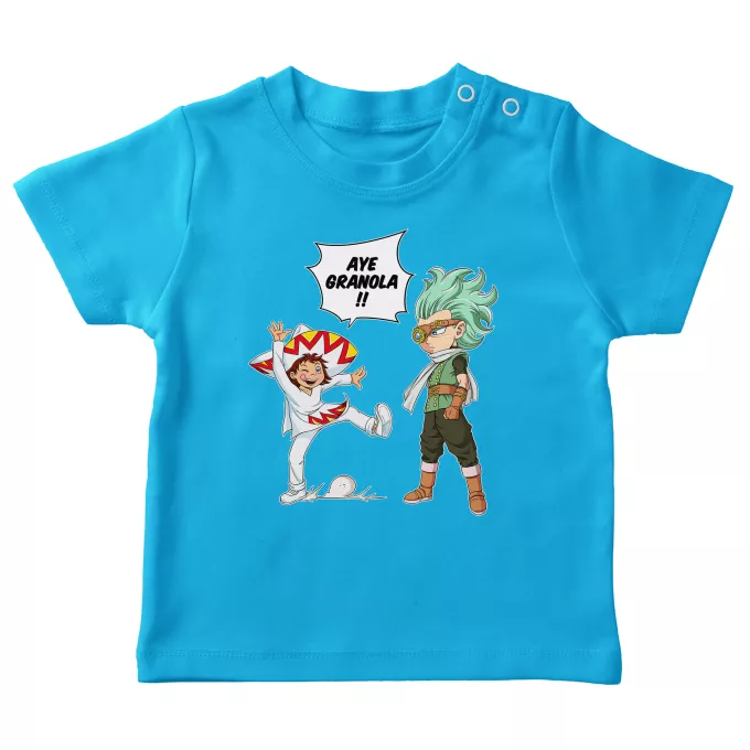 T-shirts bébé Parodie Dragon Ball Super Aye Granola !! - Granola l'être le plus puissant de l'univers