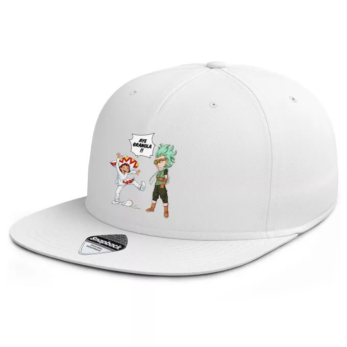 Casquette Rap Snapback Parodie Dragon Ball Super Aye Granola !! - Granola l'être le plus puissant de l'univers