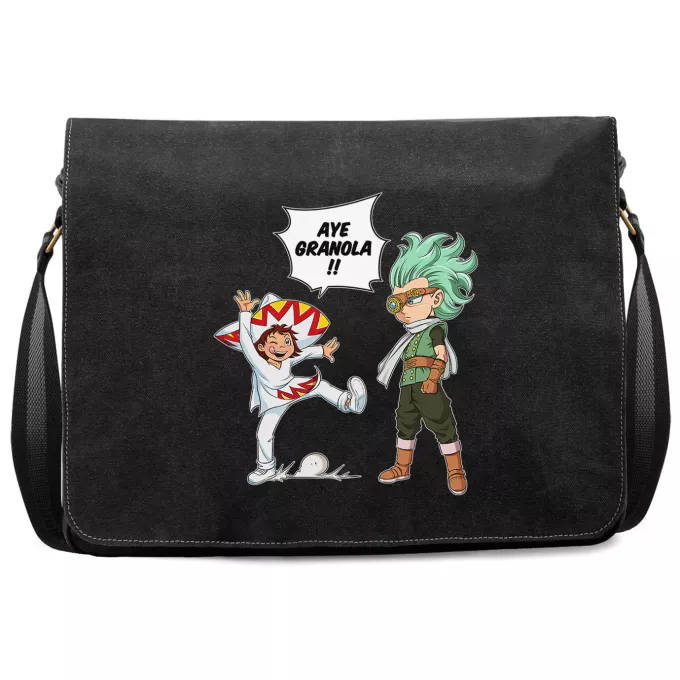 Sac à Bandoulière Premium Parodie Dragon Ball Super Aye Granola !! - Granola l'être le plus puissant de l'univers