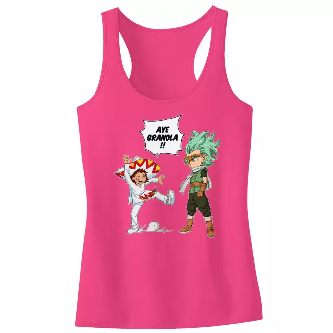 Débardeur Enfant Fille Parodie Dragon Ball Super Aye Granola !! - Granola l'être le plus puissant de l'univers