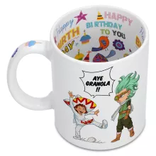 Mug Granola « Aye Granola !! » – Parodie Dragon Ball Super