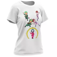 Hisoka Damen T-shirt “Hisoka, De Joker en Zoro” – One Piece parodie