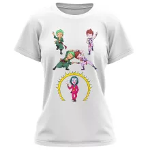 Hisoka Damen T-shirt “Hisoka, De Joker en Zoro” – One Piece parodie