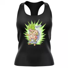 Débardeur Femme Broly « Super grosse Commission millénaire ! » – Parodie Dragon Ball Super