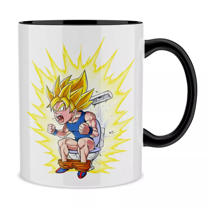 Tassen Parodie auf Dragon Ball Super Son-Goku Super-Saiyajin