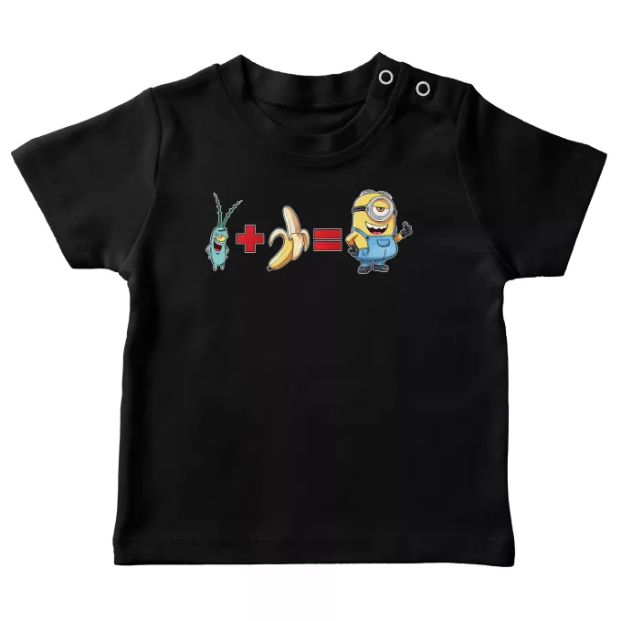 T-shirts bébé Parodie Les Minions Une addition trop mignonne - Plankton