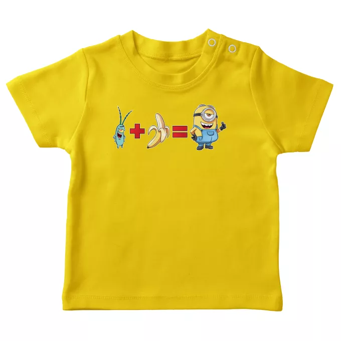 T-shirts bébé Parodie Les Minions Une addition trop mignonne - Plankton